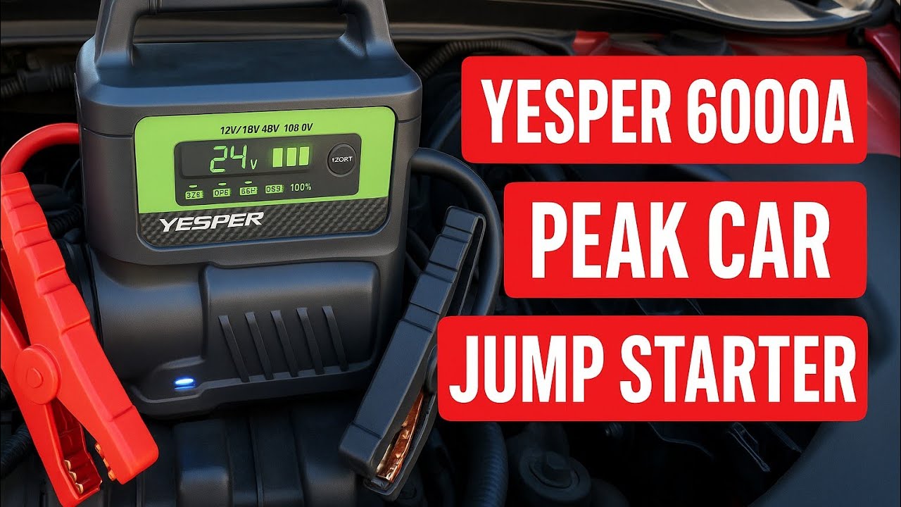 YESPER 6000A Peak Car Jump Starter