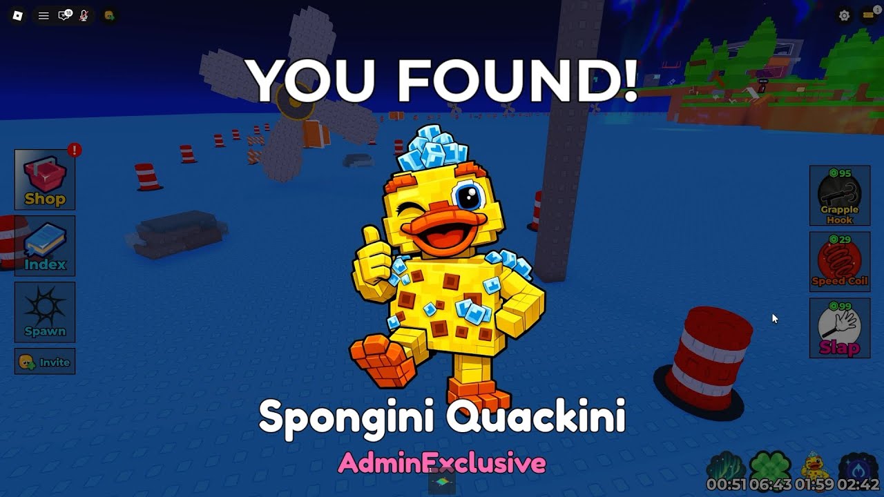 How to get Spongini Quackini in Find the Brainrot [383] - Roblox