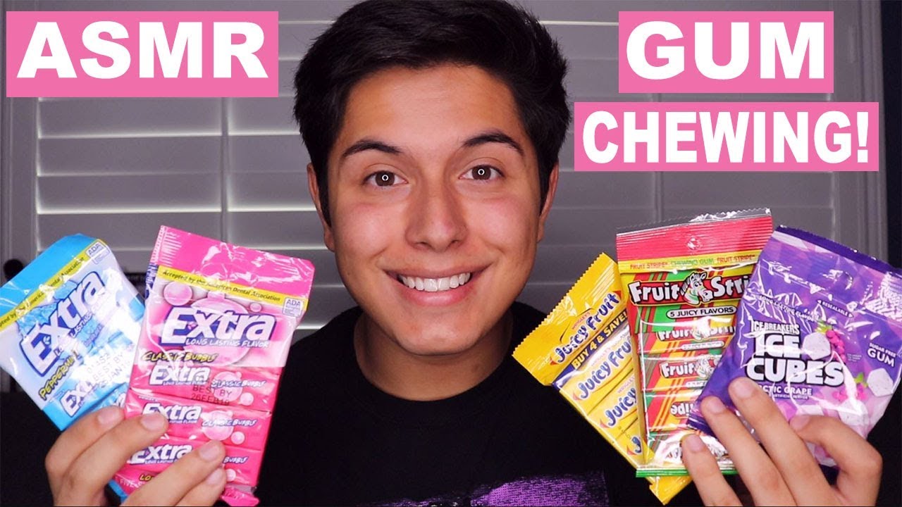 [ASMR] Gum Chewing & Inaudible Whispering! (INTENSE Tingles)
