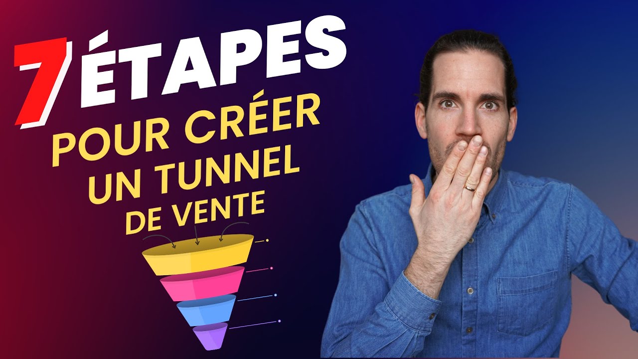 Comment cr&eacute;er un tunnel de vente ? Les 7 &eacute;tapes simples pour d&eacute;marrer maintenant