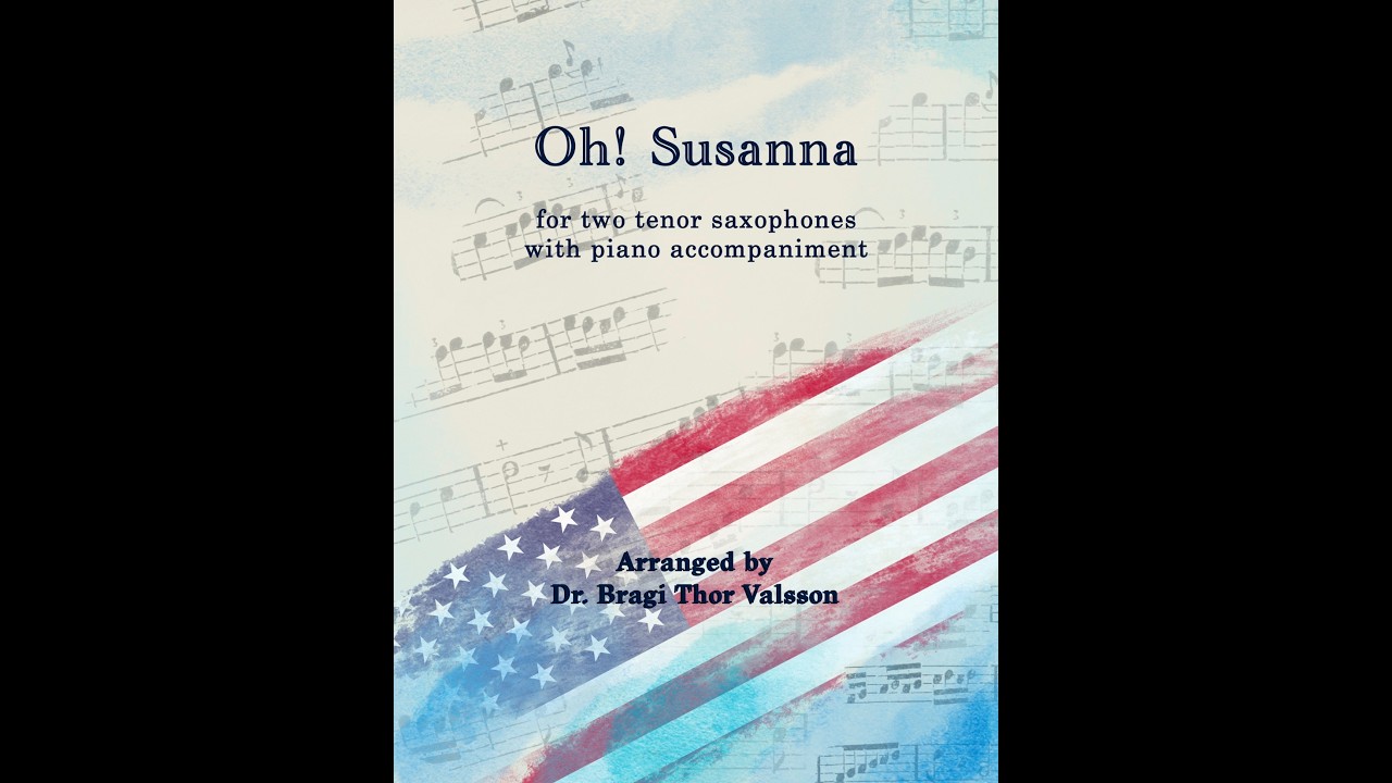 Oh! Susanna - two Tenor Saxophones with Piano accompaniment
