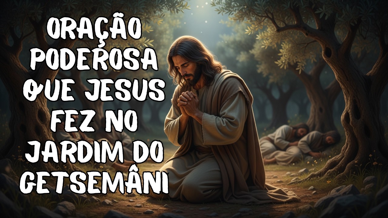 Oração poderosa que Jesus fez no jardim do Getsemâni