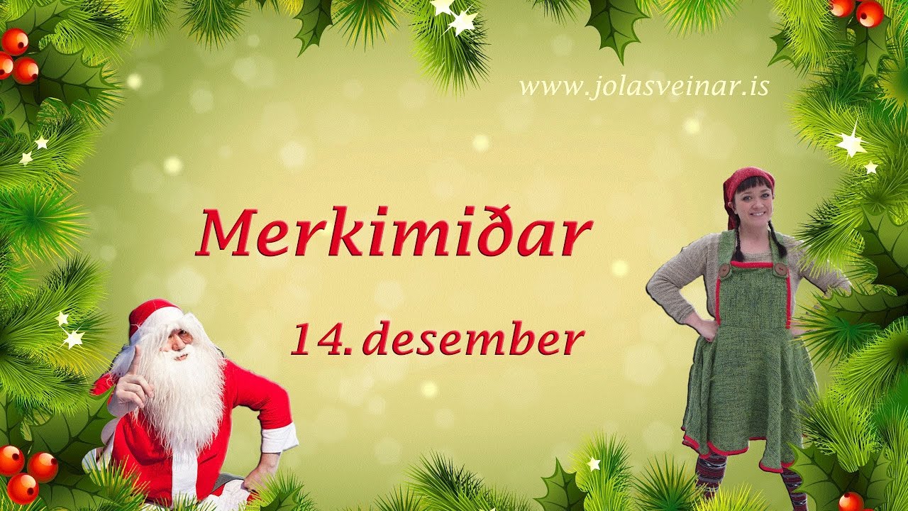 14. desember 2016 - Jóladagatal Hurðaskellis og Skjóðu - merkimiðar