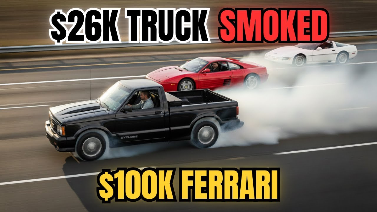 GM's $26K TRUCK Destroyed $100K FERRARI?! The Syclone INSANITY