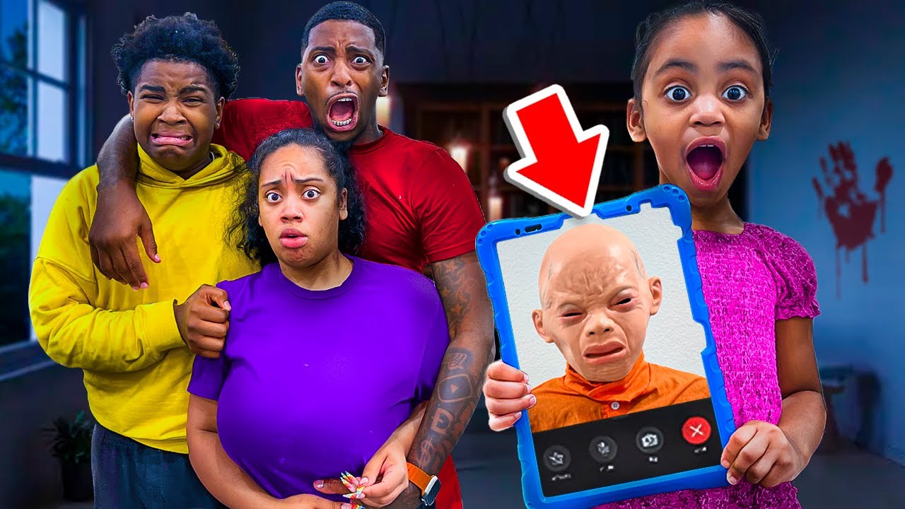 WE CAUGHT THE CREEPY BABY ON FACETIME WITH LONDYN&hellip;..💔