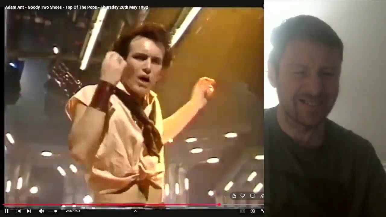 Duke Reacts to ADAM ANT - Goody Two Shoes (SWAGGER ON 1000!)