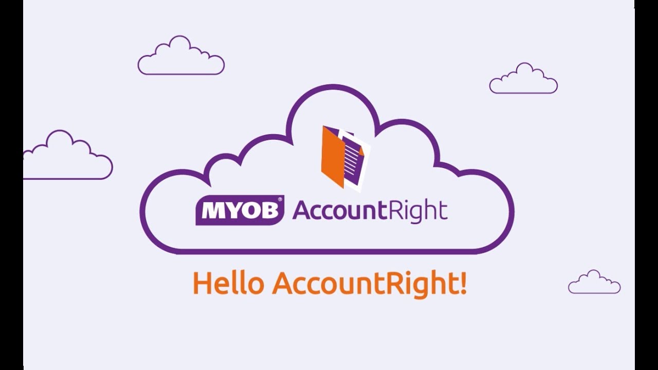 Welcome to MYOB AccountRight. Start here.