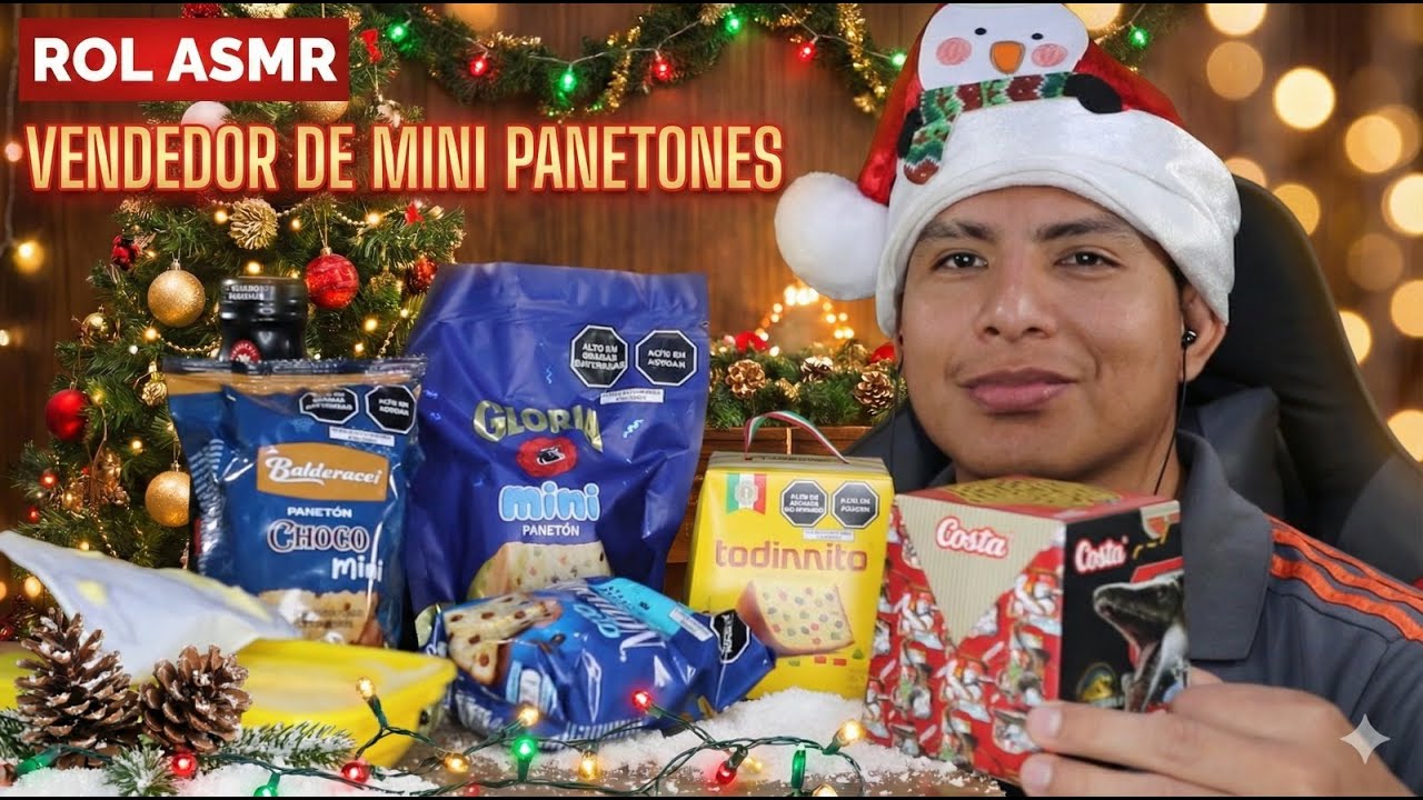 VENDEDOR DE MINI PANETONES 2 I ROL ASMR
