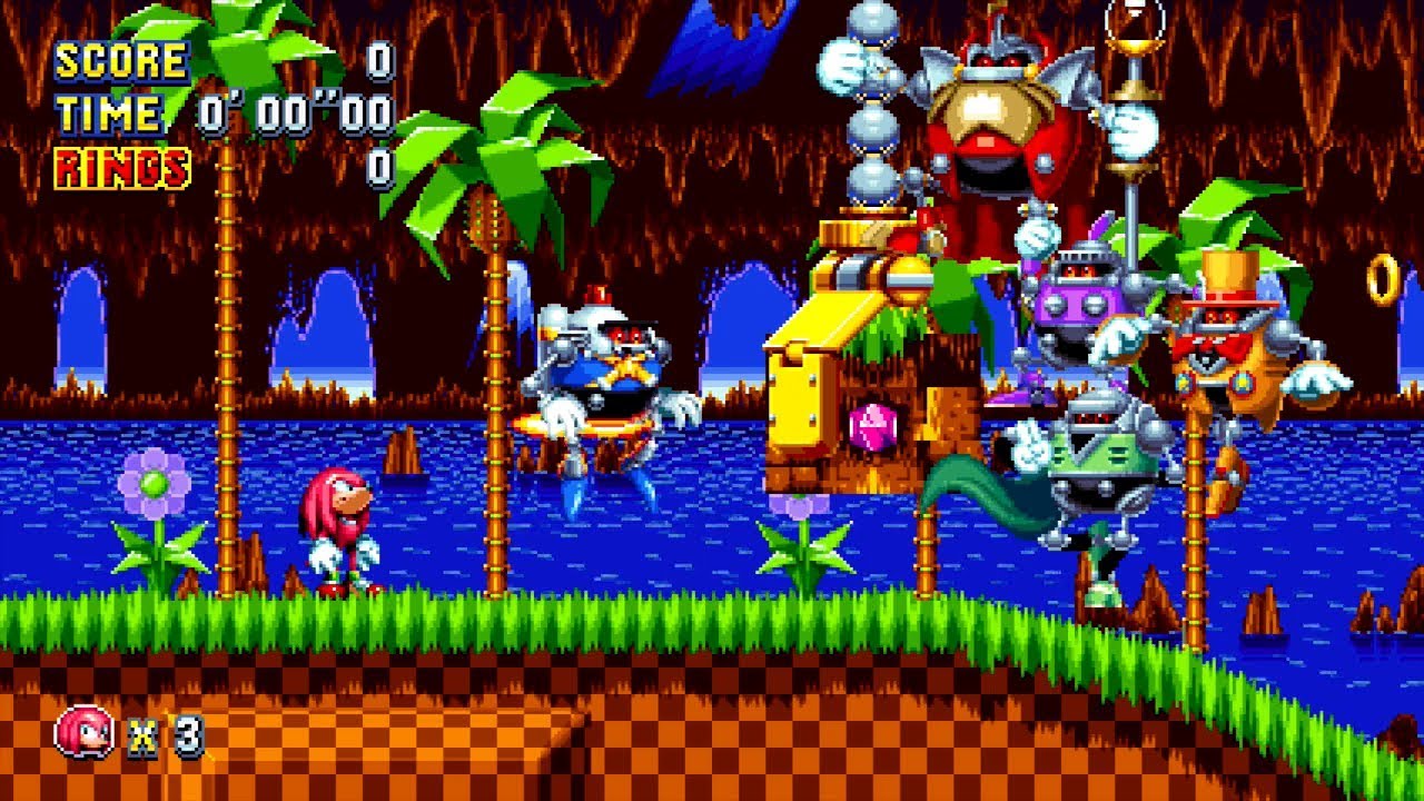 Sonic Mania Plus: Mania Mode Part 1: Green Hill Zone (Knuckles)