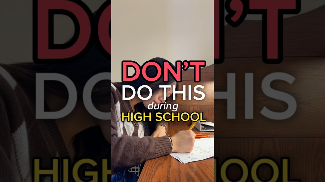 Don&rsquo;t do this if you wanna get into your dream school&hellip;😧