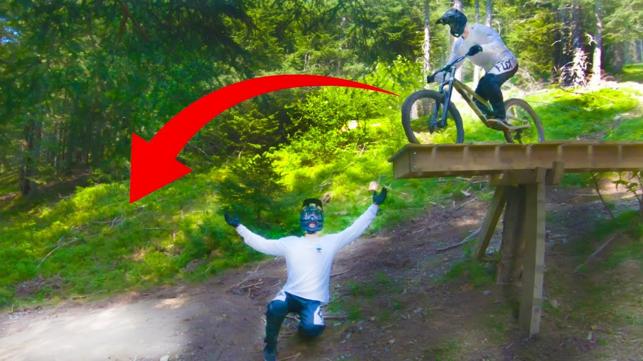 Les sauts de ce bikeparks sont énormes !!!