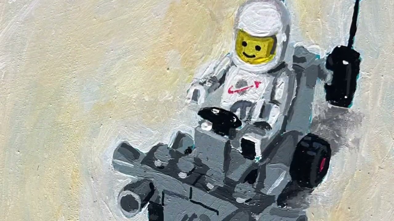 How to paint Lego model 6821