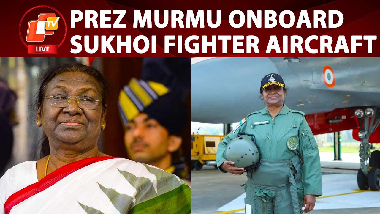🔴LIVE | President Droupadi Murmu Onboard Sukhoi Fighter Aircraft from Tezpur Air Force Station Assam
