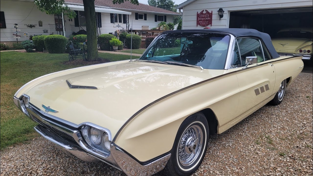 Art's 1963 Ford Thunderbird Convertible 390 With 3 Deuces Power Windows Seat Swingaway Column