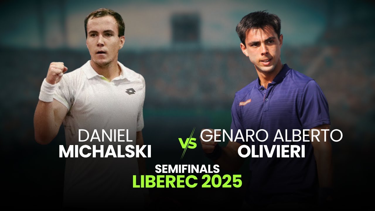 Daniel Michalski vs Genaro Alberto Olivieri | Liberec 2025 SF | ATP Highlights