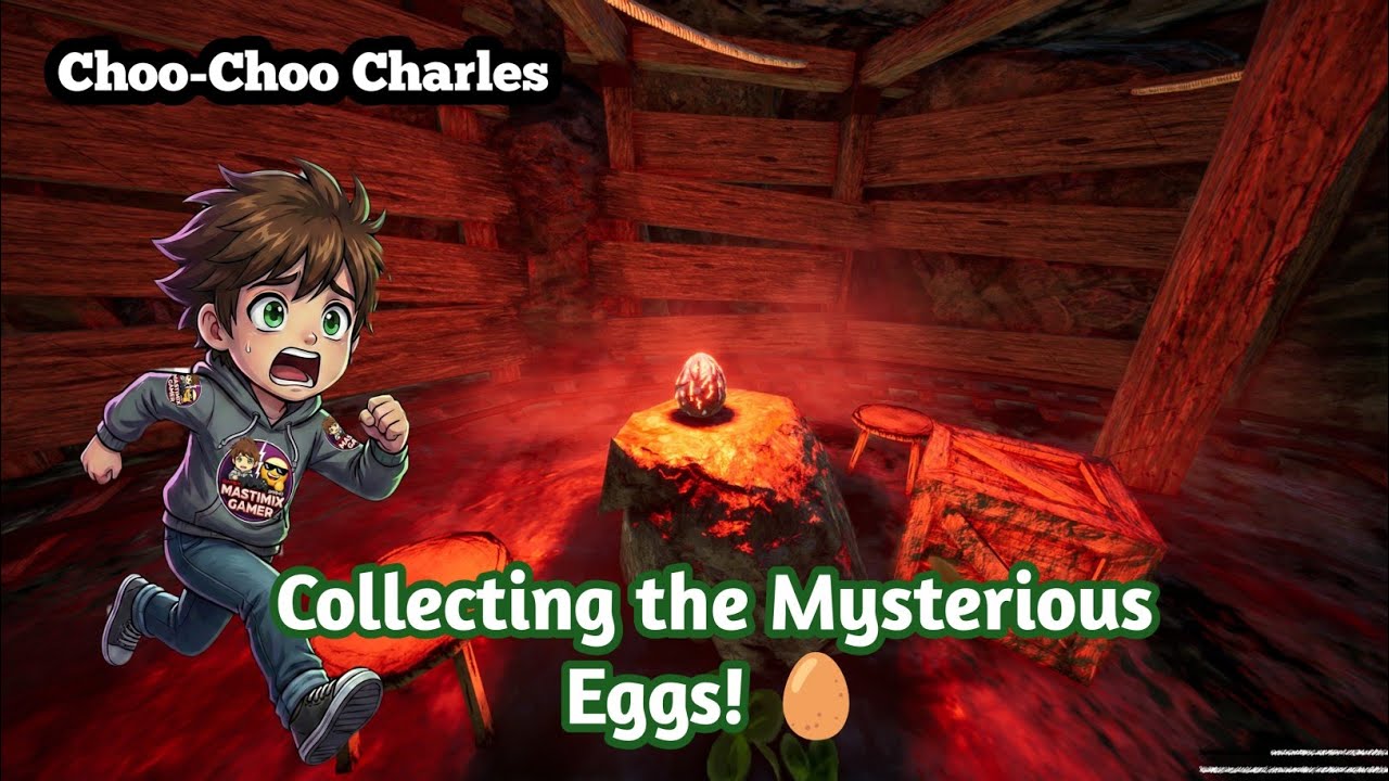 Collecting the Mysterious Eggs! 🥚 Choo-Choo Charles (Ep 11) 2K 60fps #gaming #shortslive