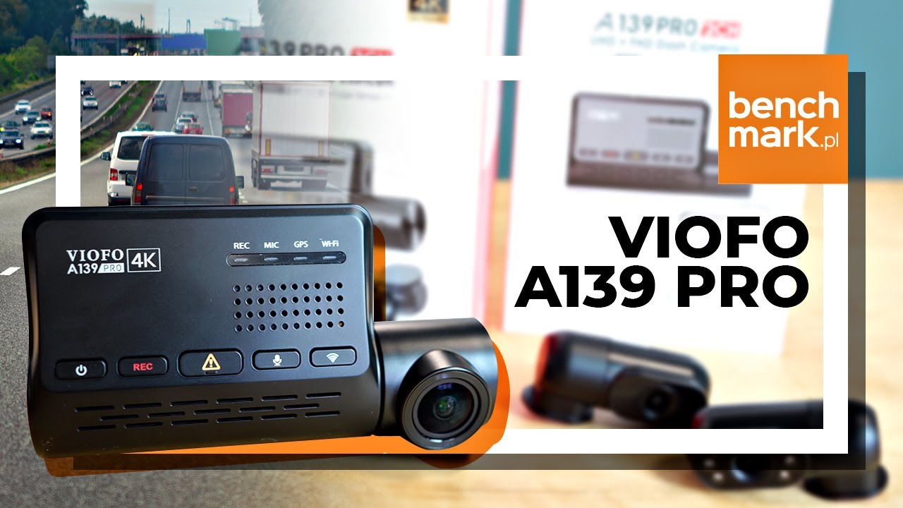 Wideorejestrator z 3 kamerami - VIOFO A139 Pro