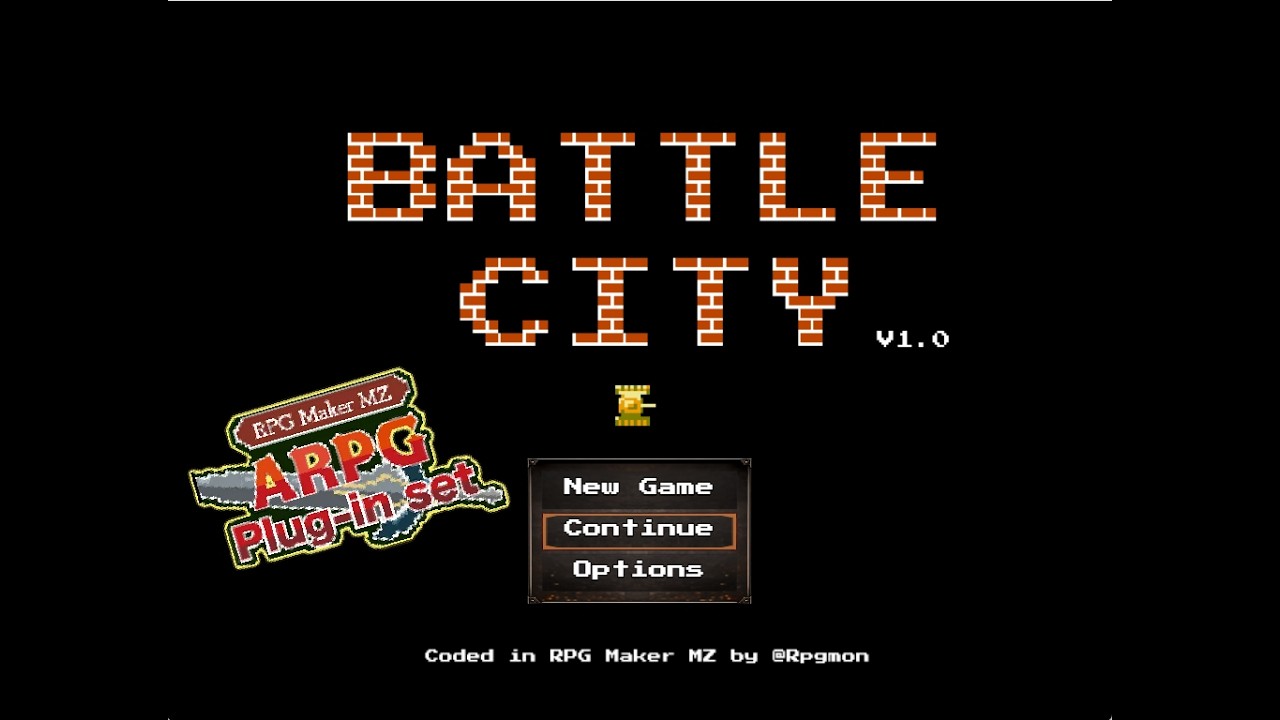 Battle City – RPG Maker MZ (Made Only with ARPG Core Plugin)