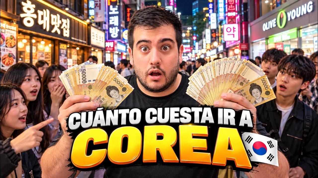 Cuanto cuesta viajar a COREA DEL SUR? 🇰🇷