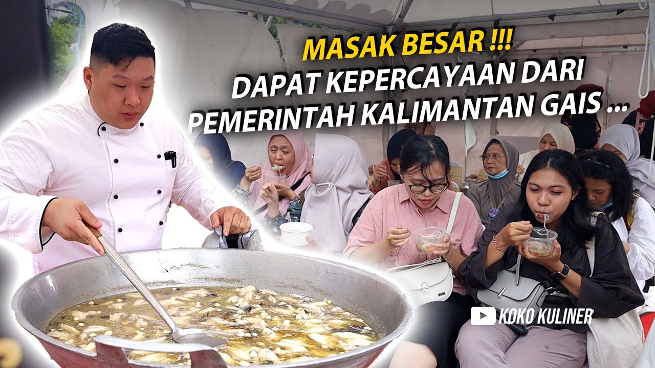 DAPET TANTANGAN DARI PEMERINTAH BUAT MASAK 100 PORSI MASAKAN KHAS KALIMANTAN !!! SIAPA TAKUT...
