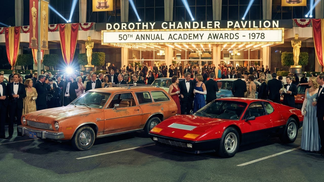 Oscar Awards Parking Lot (1978) | From Cheapest to Most Expensive Cars