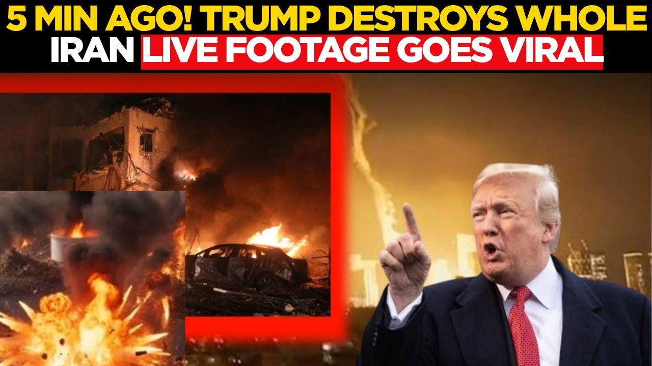 US-IRAN WAR LIVE | Trump's Big Announcement On Military Action Against Iran | Breaking News LIVE