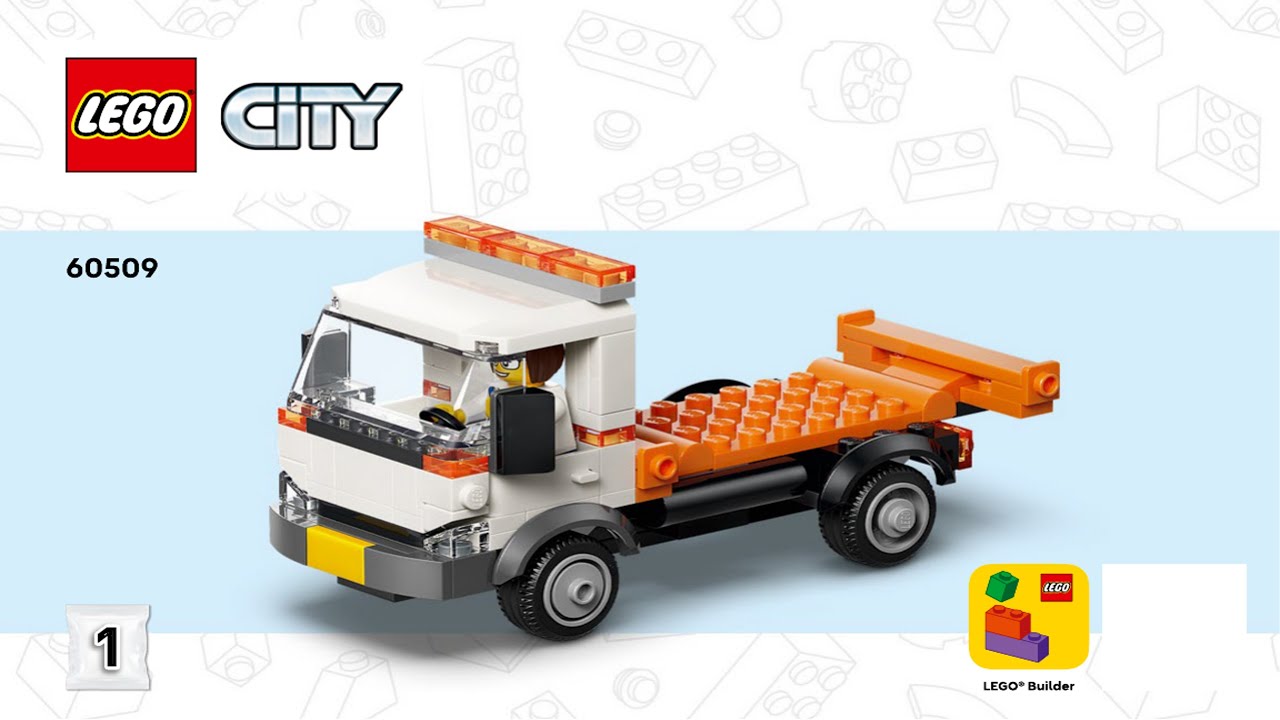 LEGO Instructions - City - 60509 - Harbour Freight Train - Trains (Book 1)