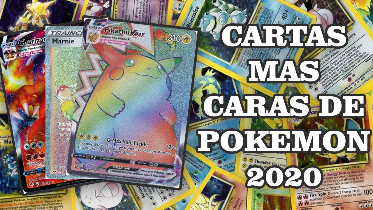 CARTAS DE POKEMON MAS CARAS DEL 2020  - TOP 7 -