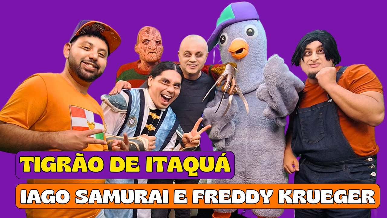 TIGR&Atilde;O DE ITAQU&Aacute; [+IAGO SAMURAI E FREDDY KRUEGER] - TALKAOS #01