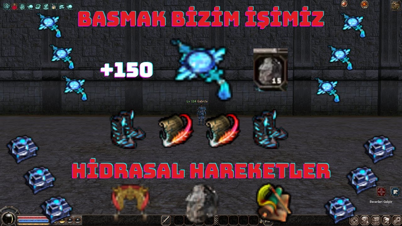BASMAK BİZİM İŞİMİZ (ŞAİBELİ) / HİDRASAL HAREKETLER - RubyCharon #metin2 #metin2tr #metin2ruby