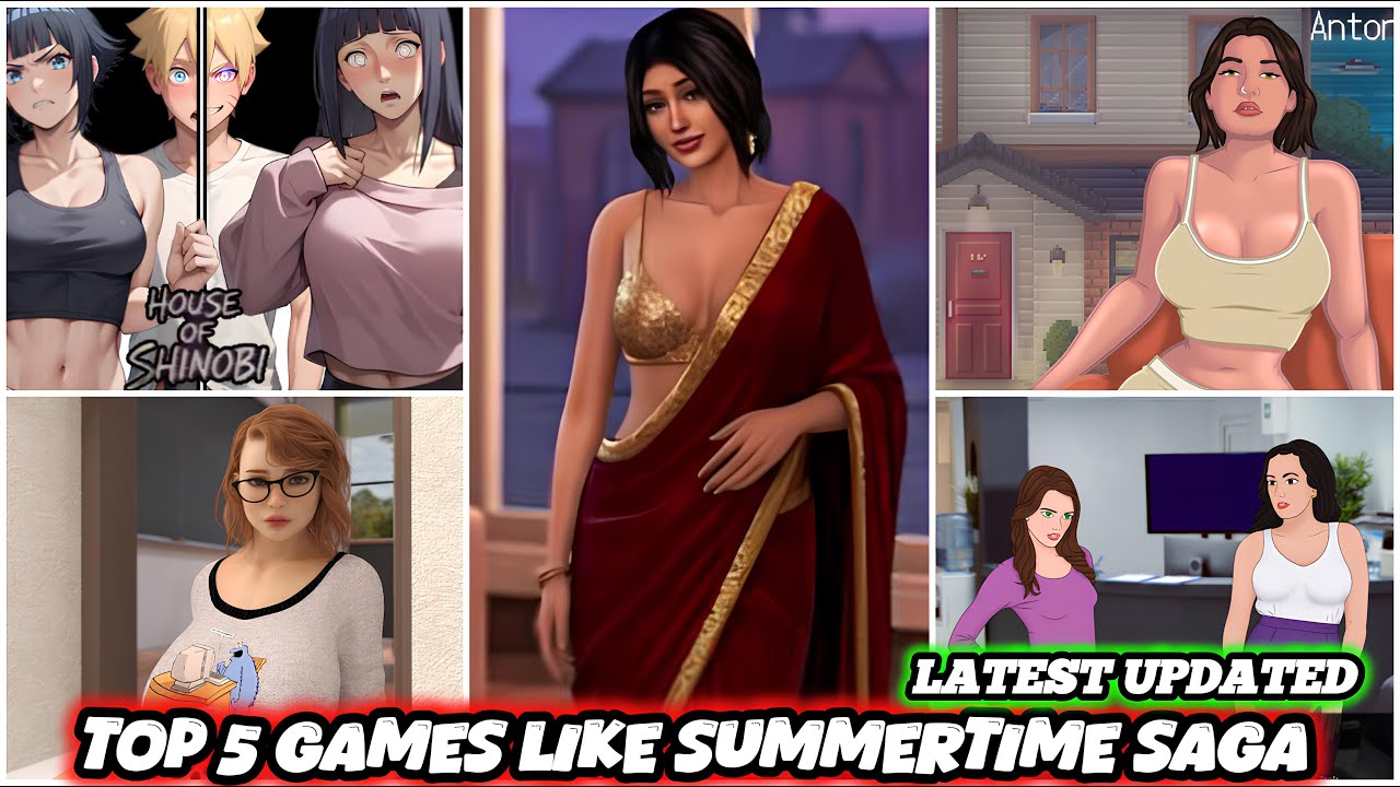 Топ-5 2D игр для взрослых, похожих на Summertime Saga, и их обновления.