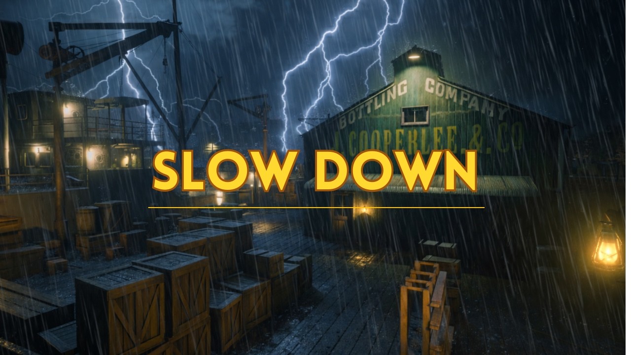 Heavy Rain on Old Cabin with Thunder for Deep Sleep