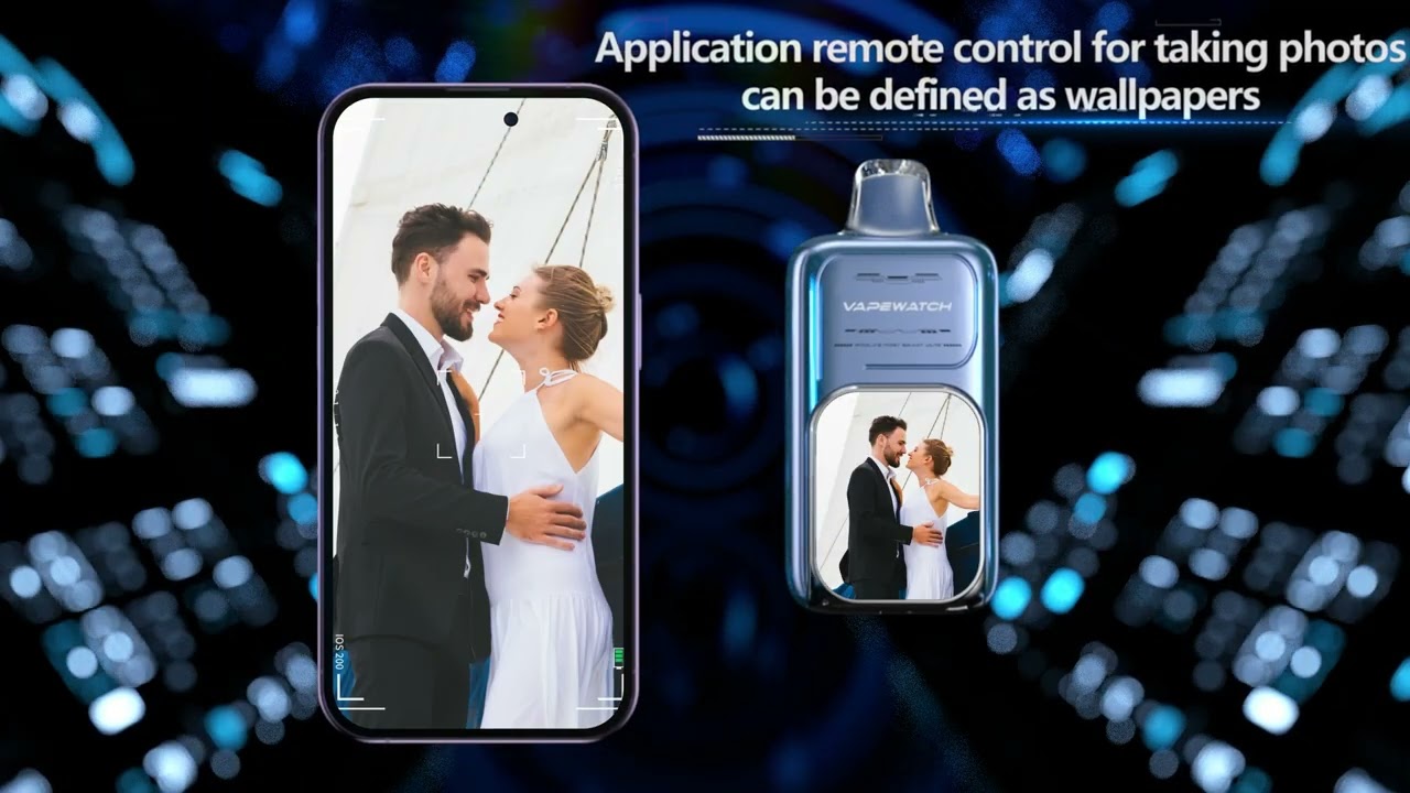 JNR VapeWatch 30000 30K Puffs Vape Removable Smart Disposable E-Cigarette