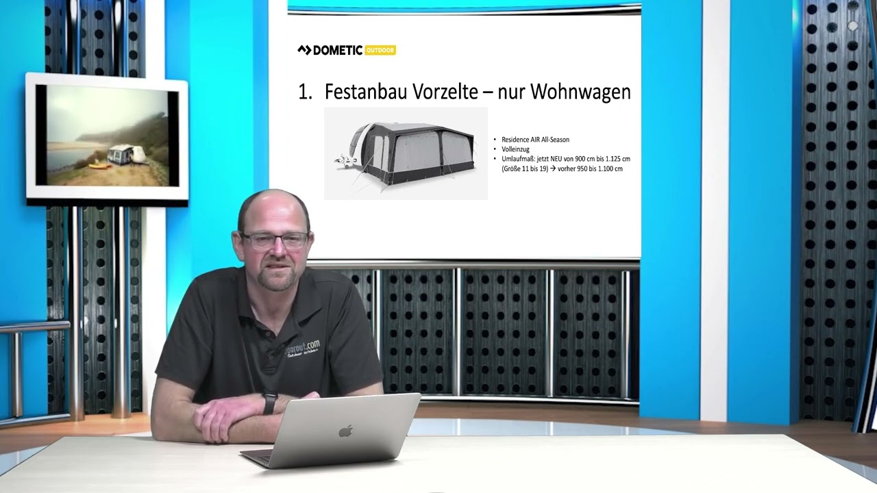 Dometic Luftvorzelte 2024 für Wohnwagen, Wohnmobil und Kastenwagen