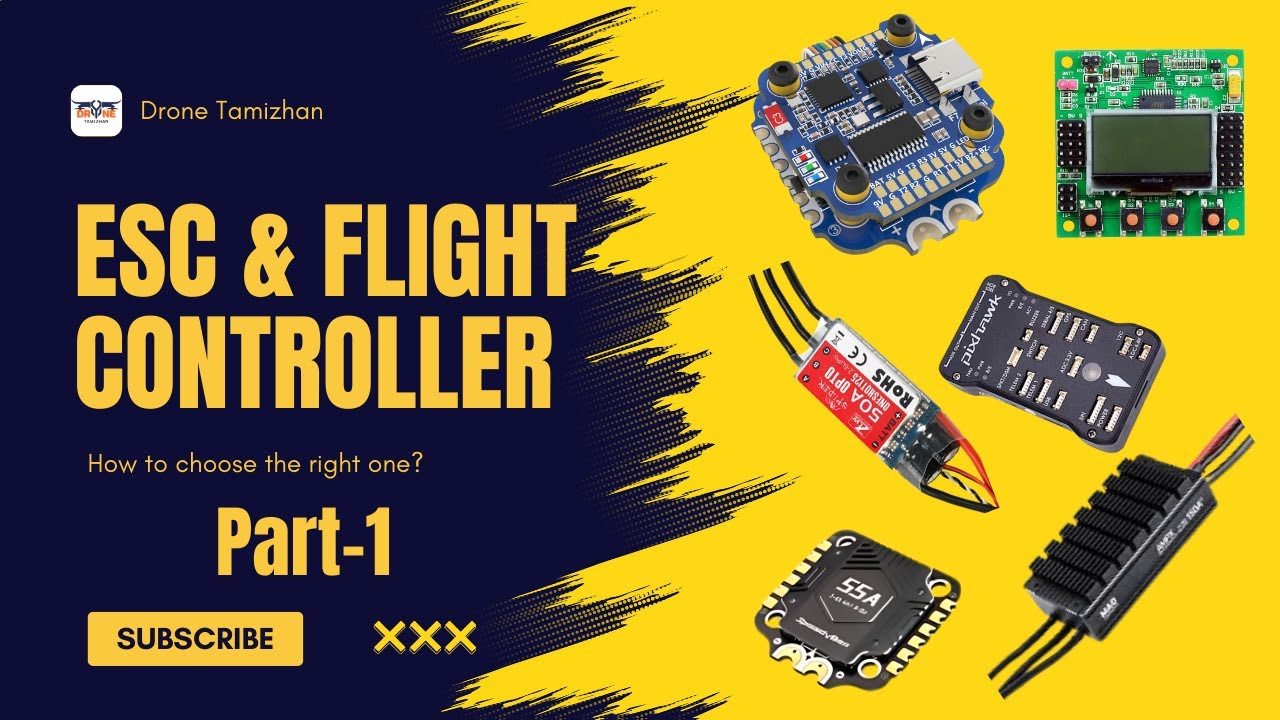 ESC and Flight Controller – How to Choose the Right One? (Part1) #diydrone #drone #dronemaking #fpv