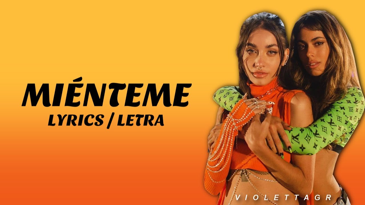 TINI, Maria Becerra - Miénteme ( Lyrics / Letra)