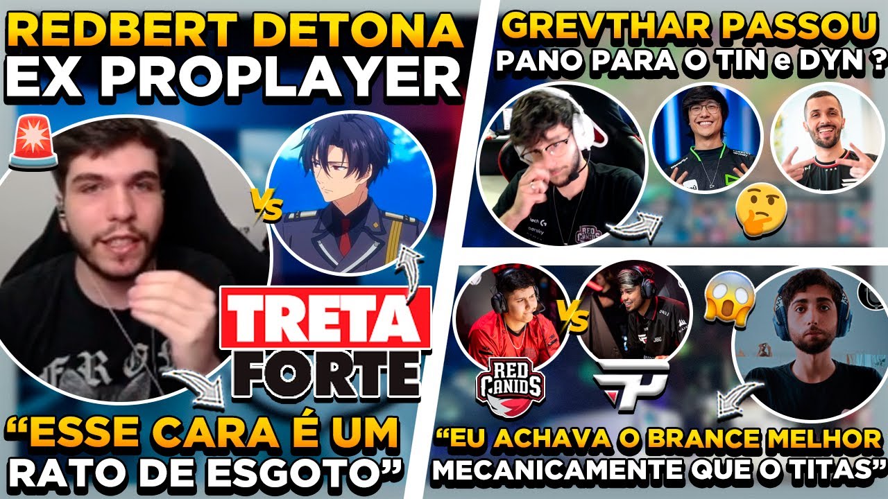 TRETA ! REDBERT DETONA PR&Oacute; ! MINERVA e GREVTHAR MELHORES MOMENTOS ! MAGO COMPAROU BRANCE e TITAN