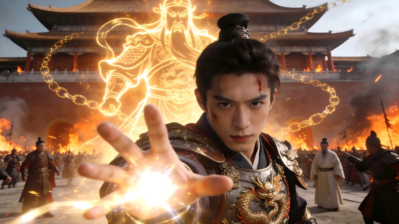 外賣小哥車禍醒來竟穿成了傀儡皇帝！誰料開局皇后給我戴綠帽還要殺我登基！我覺醒系統召出關二爺，百萬大軍穿越而來，逆襲開始，誰敢謀反？！#短剧 #短劇全集 #男频 #穿越 #drama #movie