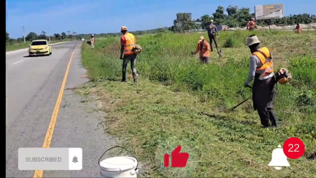 acabando con la malesa en el coral 2...Dios te bendiga mucho....