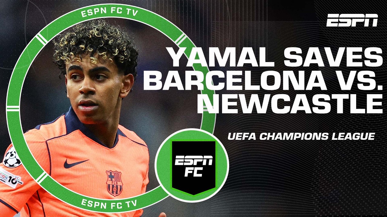 ‘BARCA WERE POOR!’ 😐 Barcelona secure a LATE point vs. Newcastle REACTION! 😲 | ESPN FC