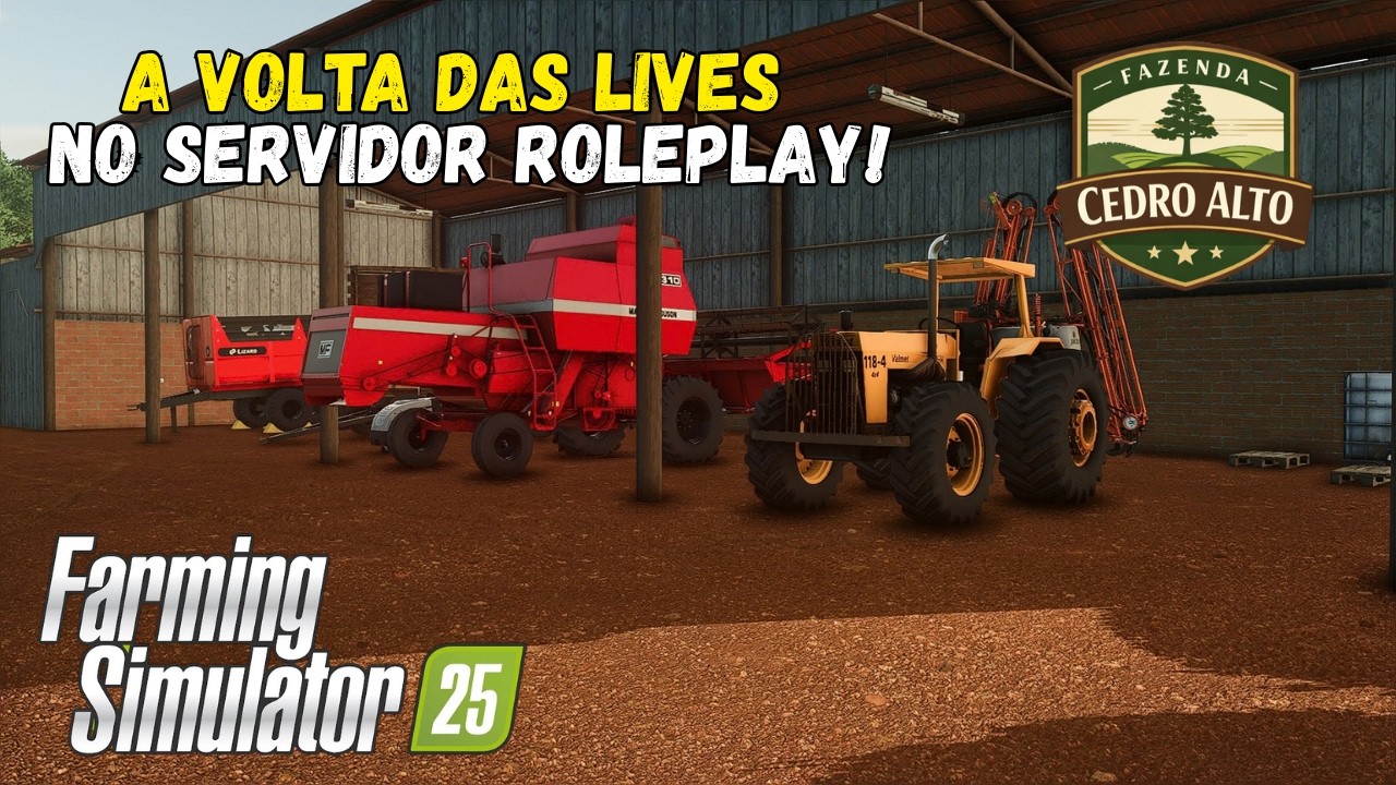 A VOLTA DAS GRAVAÇÕES NO SERVIDOR ROLEPLAY - FAZENDA CEDRO ALTO!
