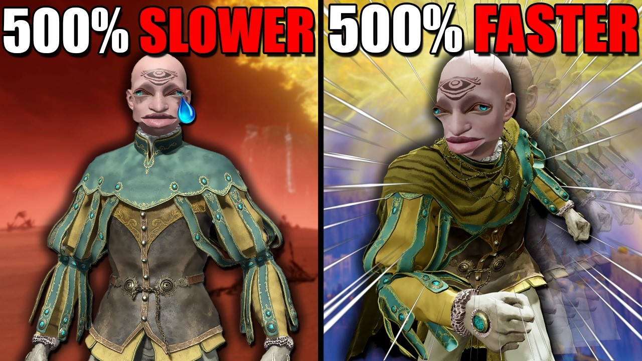 Elden Ring but i randomized the game's speed...