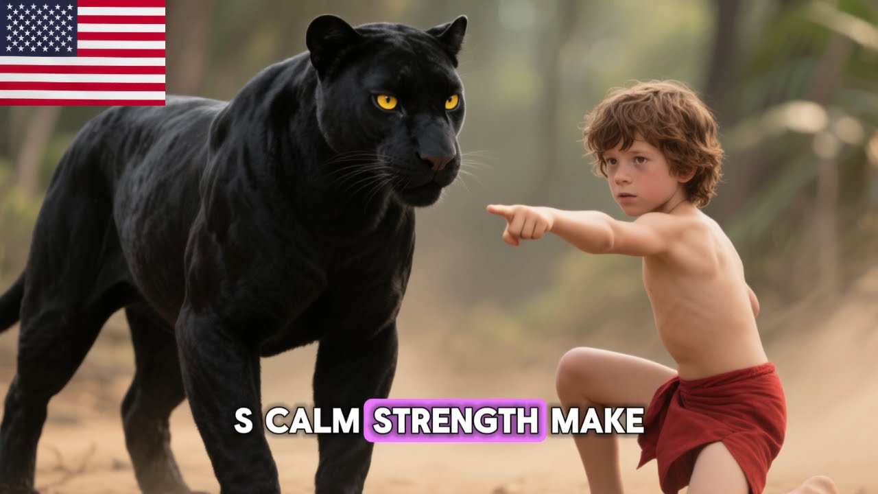 The Jungle Book Mowgli and The Black Panther🌴3D 4K Bedtime Stories for Kids in English  #cartoon