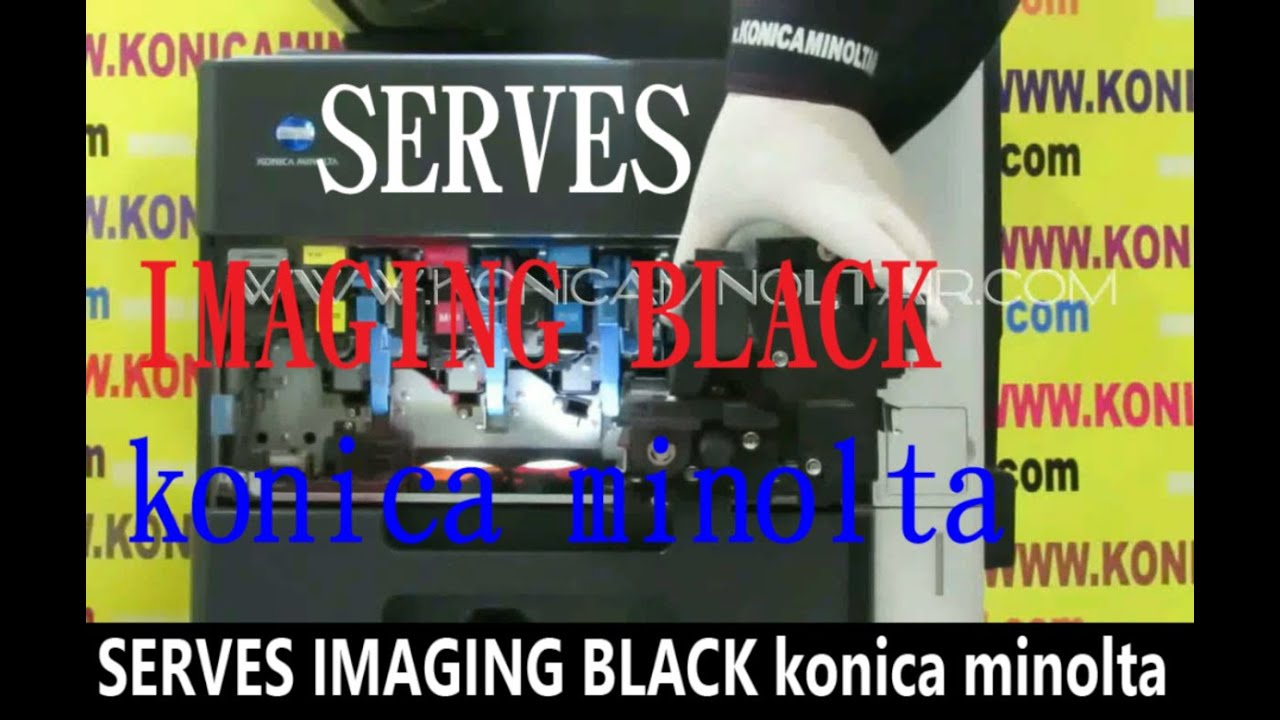 SERVES IMAGING BLACK konica minolta