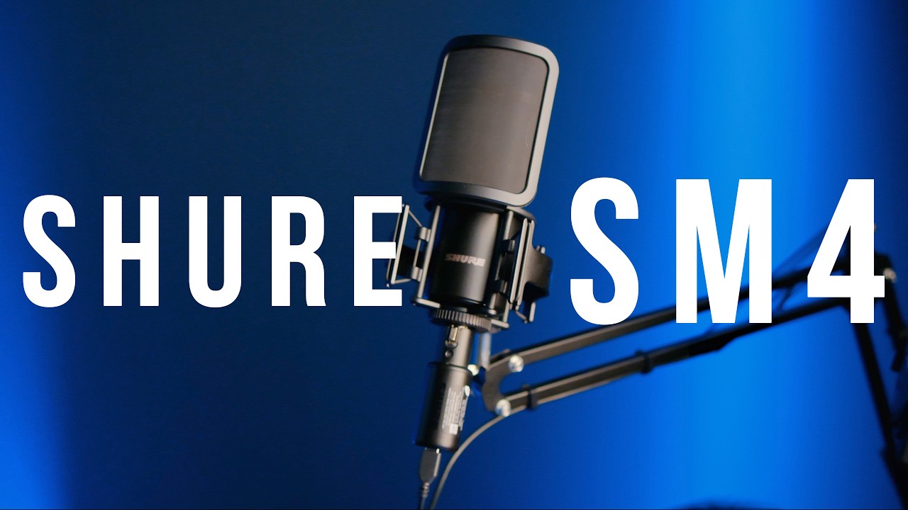 Shure SM4 Mikrofon Review:  perfektes Setup für Home Recording und Podcasts!