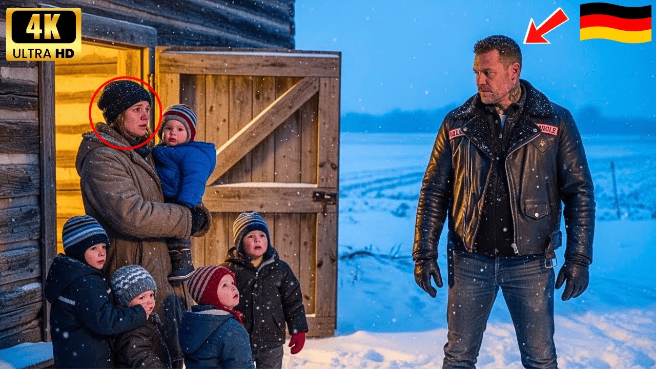 Hells Angels Biker findet Witwe und Kinder im Haus des Großvaters – was dann geschah, schockiert ihn