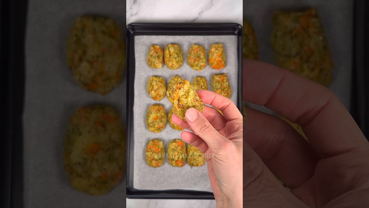 BROCCOLI & CARROTS TOTS! - see the full recipe in the comments