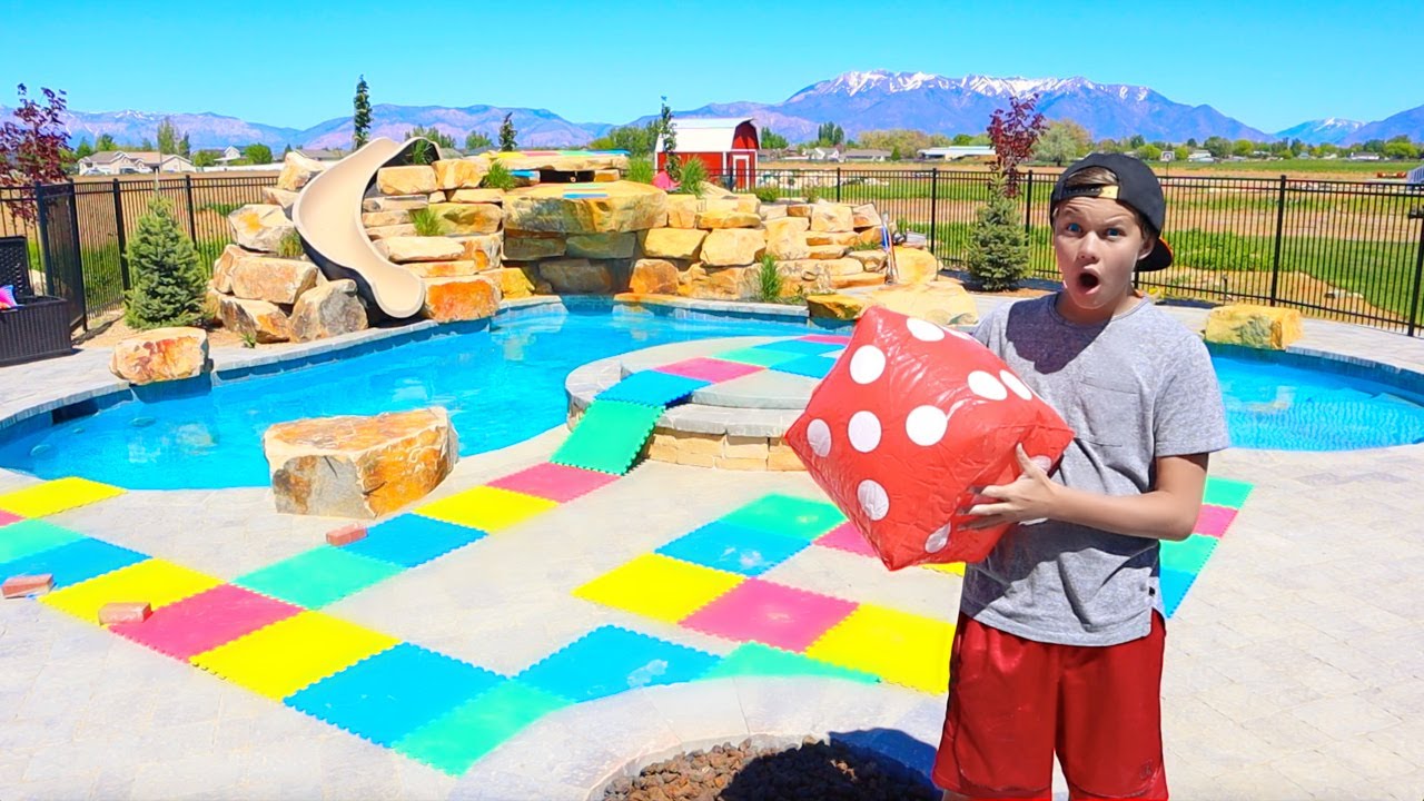 Giant POOL BOARD GAME!