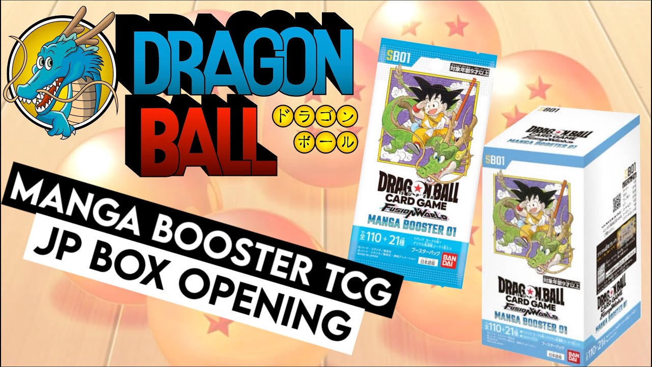 Dragon Ball TCG - The long awaited Manga Booster!
