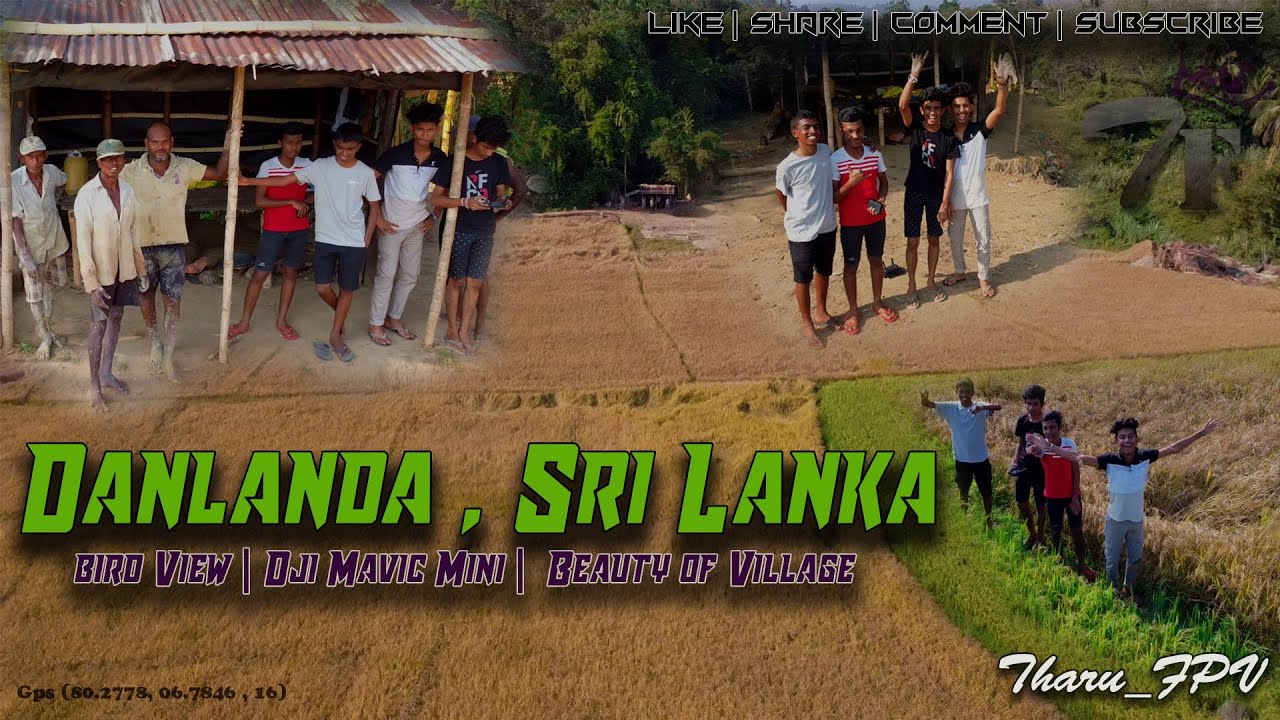 Danlanda | Sri Lanka | Beauty of Village | Mavic Mini Quick Cinematic Footage